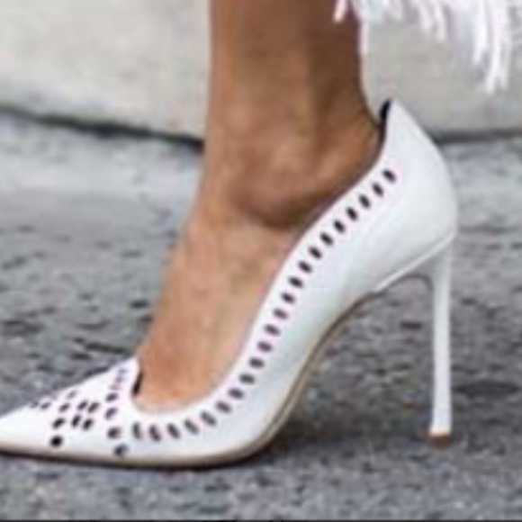 White Dior Verso 10cm Pumps size 37 - Picture 10 of 11